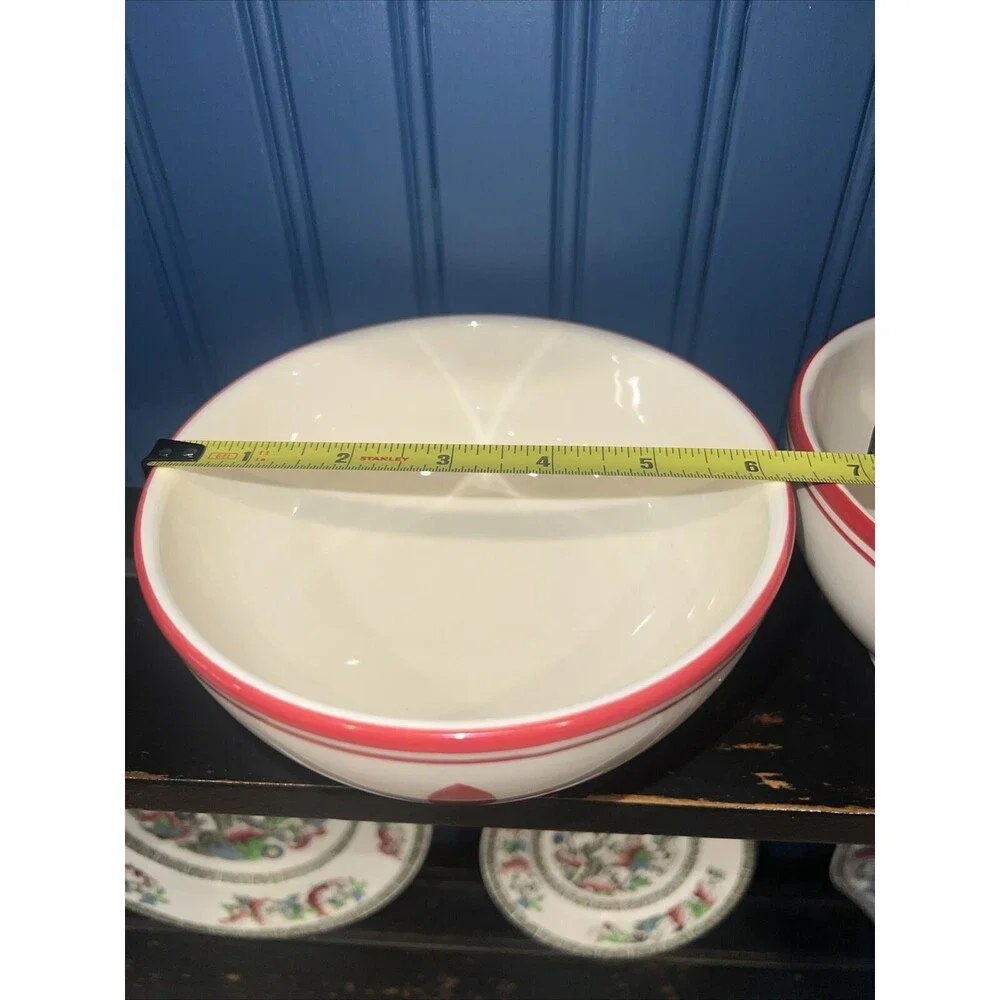 (2) Williams Sonoma Fleur-de-lis  Red 6